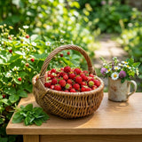 2 Strawberry Plants Live, Home Garden Berry Bush, 3-5 Inch Tall, 3 Inch Pot