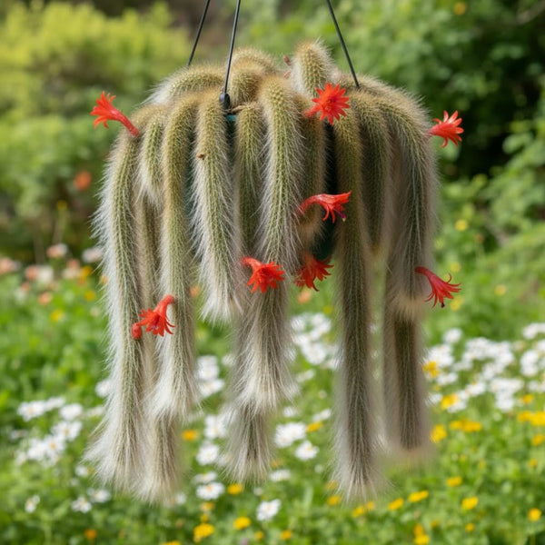 Monkey Tail Cactus Succulent Live Plant, Cactus Succulent, 2 Inch Pot