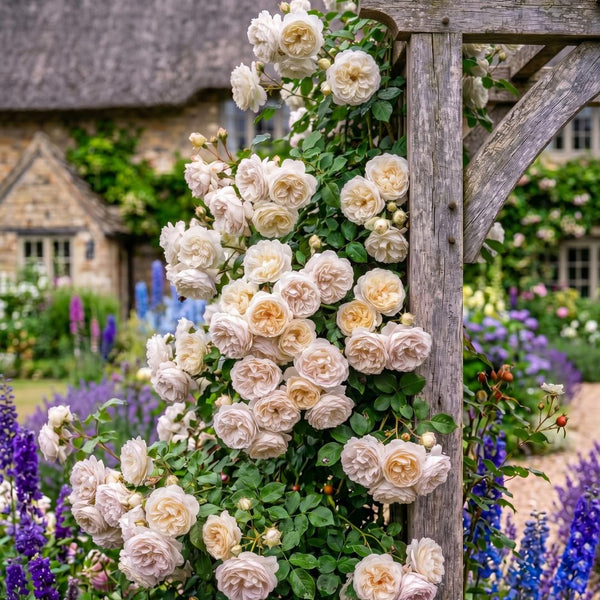 Climbing Rose Live Plant, Fragrant Rose Flower Plant, 2-3 Inch Tall