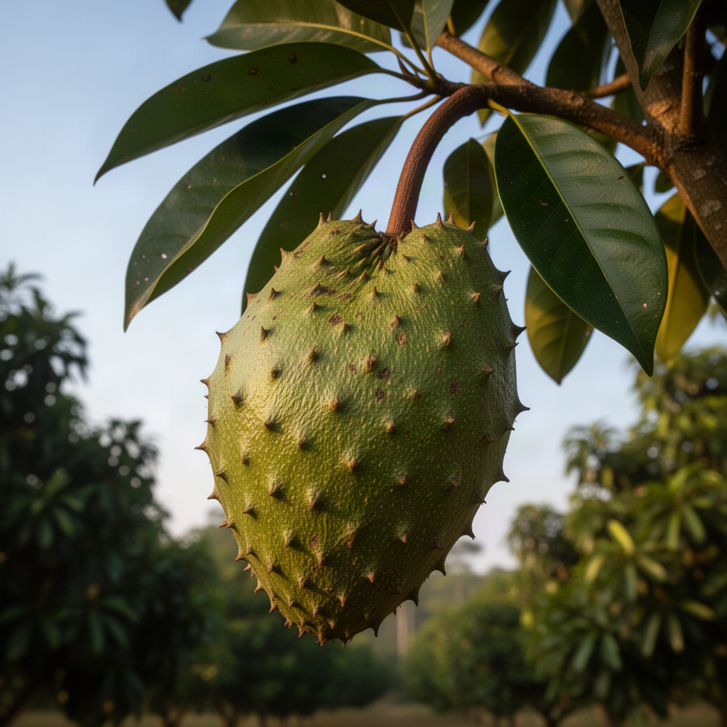 Live Guanabana Fruit Tree, 6-8 Inches Tall In 4-Inch Pot, Soursop Plant