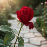 Live Red Rose Shrub, Fragrant Heirloom Starter Plant, 5-10 Inches Tall