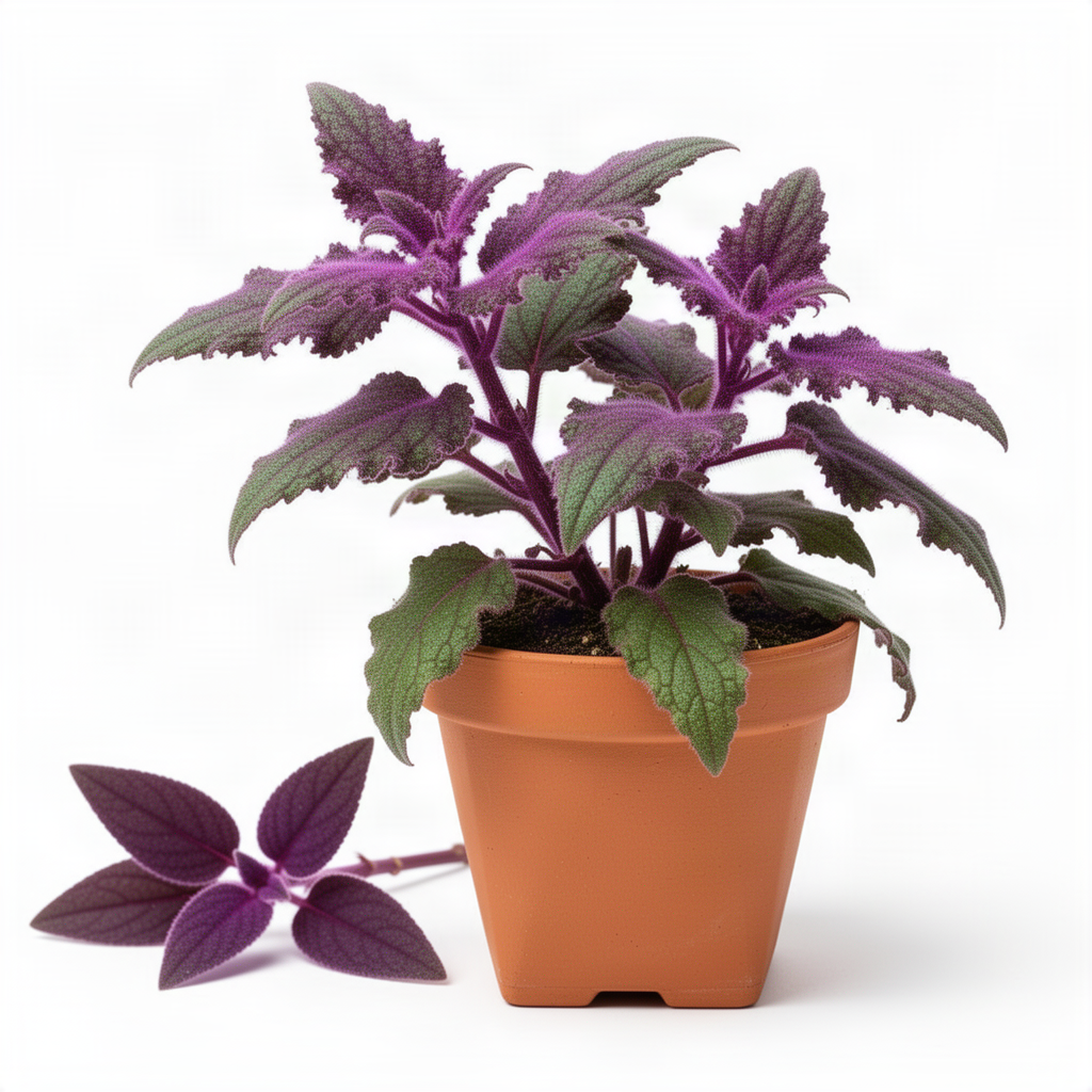 2 Indoor Purple Passion Houseplants, Live Velvet Plants, 4-9 Inches Tall