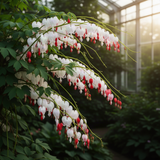 2 Live White Bleeding Heart Plants, Fragrant Flowering Vine, Bell Blooms