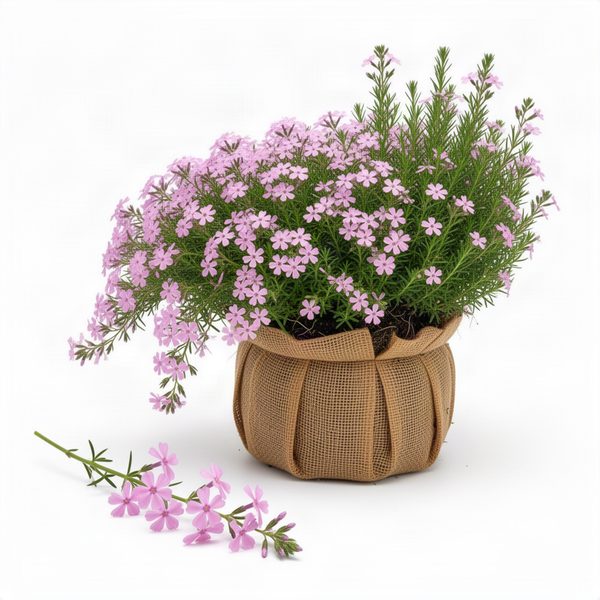 Pink Creeping Phlox Starter Plant, 2-3 Inch, Spring Perennial Groundcover
