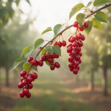 Live Plant, Red Chokecherry Berry Shrub, 8-14 Inches Tall, 2.5-Inch Pot