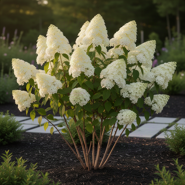 2 Live Lime Hydrangea Shrubs, Bare Root Outdoor Plants, 6-12 Inches Tall