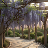 Live Blue Wisteria Tree And Vine Plant, 10-12 Inches Tall In A 2.5-Inch Pot