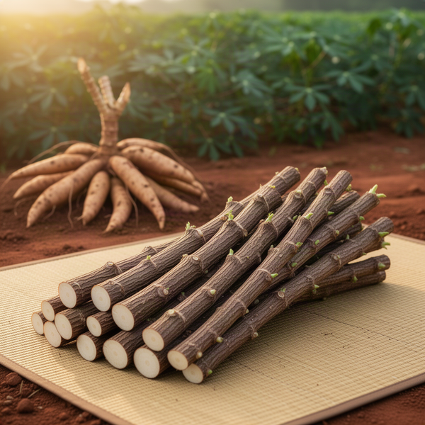 5 Sweet Yuca Cassava Cuttings, 6-8 Inch Stems For Growing Edible Roots