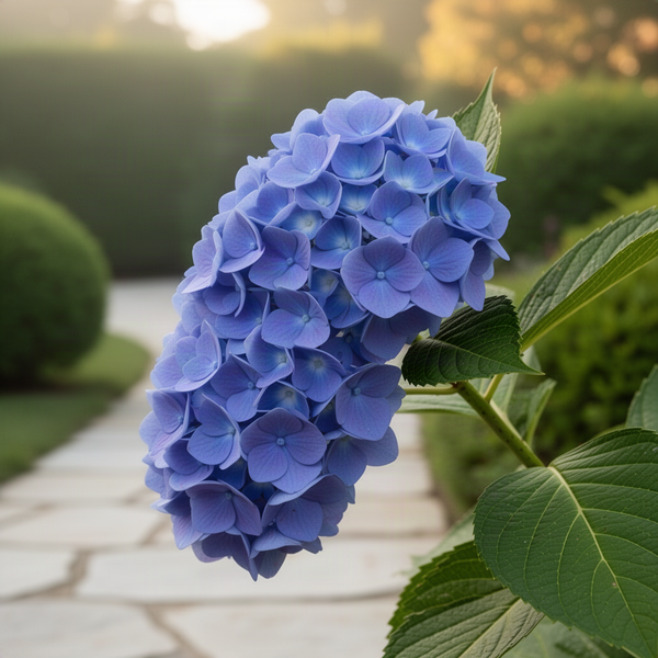 Blue Hydrangea Live Shrub, Well-Rooted 5-10 Inch Flower Bush, Dormant Tree