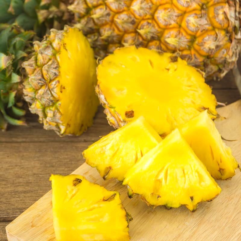 2 Live Pineapple Plants, 4-6 Inch Fruit Trees For Patio Container Growing