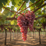 2 Red Grape Vine Live Plants, 5-8 Inch Tall Vines For Sunny Garden Growing
