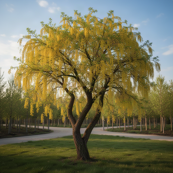 5 Live Witch Hazel Patio Shrubs, Yellow Flowers, Bare Root, 1-2 Feet Tall