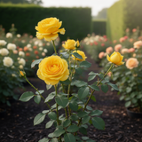 Live Yellow Rose Plant, Well Rooted, Fragrant Blooms, 5 To 9 Inches Tall