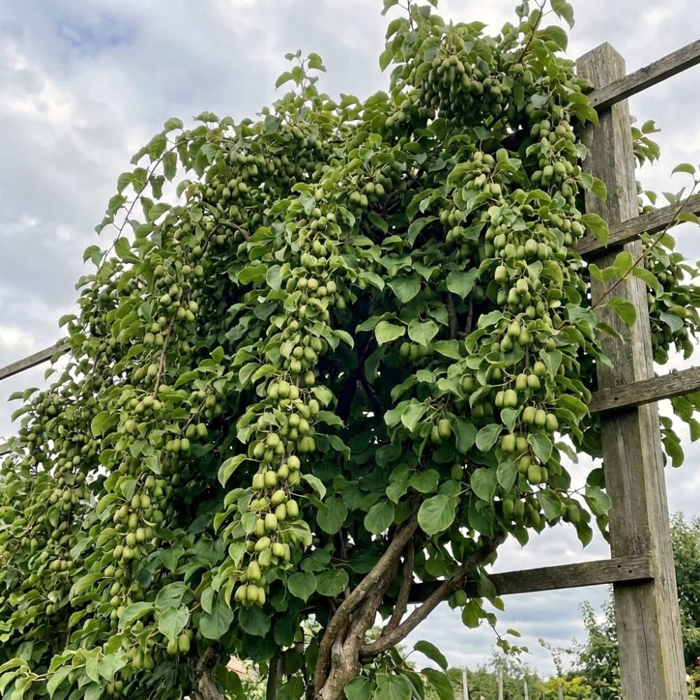 3 Live Cold-Hardy Fruit Vine Starters, 4-6 Inch Plants For Outdoor Gardens