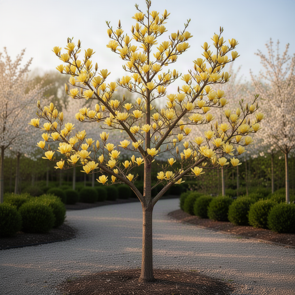 Live Yellow Magnolia Tree, 6-12 Inch Plant For Garden Or Large Container