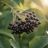 2 Live Black Elderberry Plants, 6-12 Inch Berry Shrubs For Home Gardens
