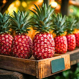 2 Live Pineapple Plants, 4-6 Inch Tropical Fruit Plants For Containers