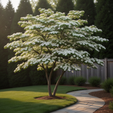 Live Kousa Dogwood Ornamental Tree, 8-10 Inches Tall, Quart Potted Plant