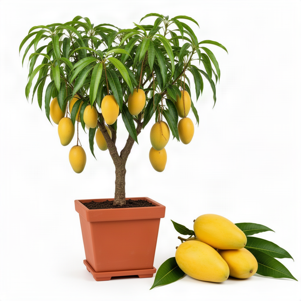 Live Sweet Mango Tree, 20-22 In Tall Tropical Fruit Plant In Gallon Pot