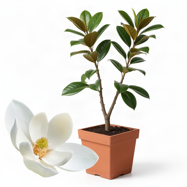 Live Sweetbay Magnolia Tree, Ornamental Garden Plant, 6-14 Inches Tall