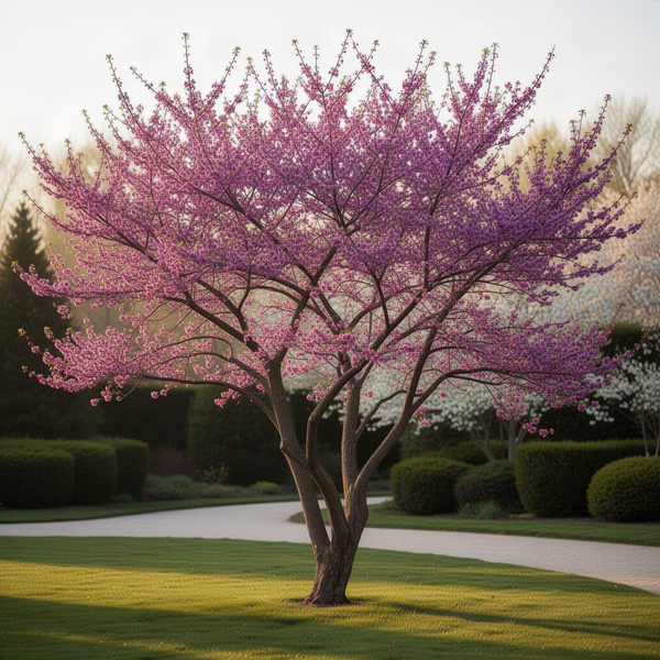 Live Eastern Redbud Tree, Pink-Purple Blooms, Ornamental Landscape Plant