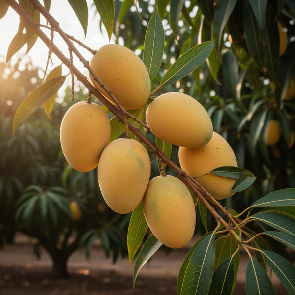 Live Yellow Mango Tree In Gallon Pot, 2 Ft Tropical Plant For Containers