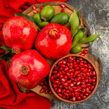 2 Live Pomegranate Fruit Trees, Well-Rooted Plants, 10 To 15 Inches Tall
