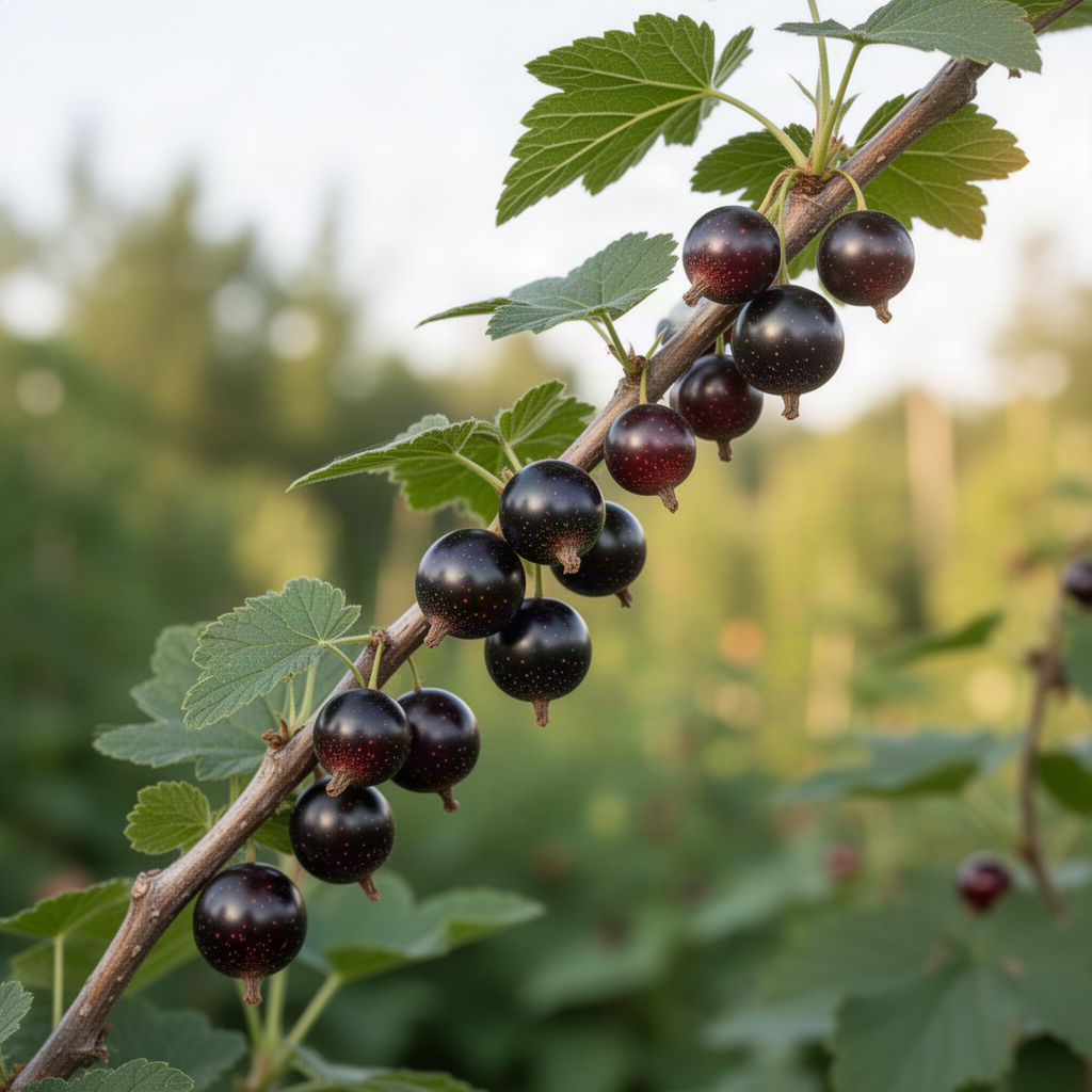 Live Black Muscadine Grape Vine For Outdoors, 6-12 Inches Tall, 4-Inch Pot