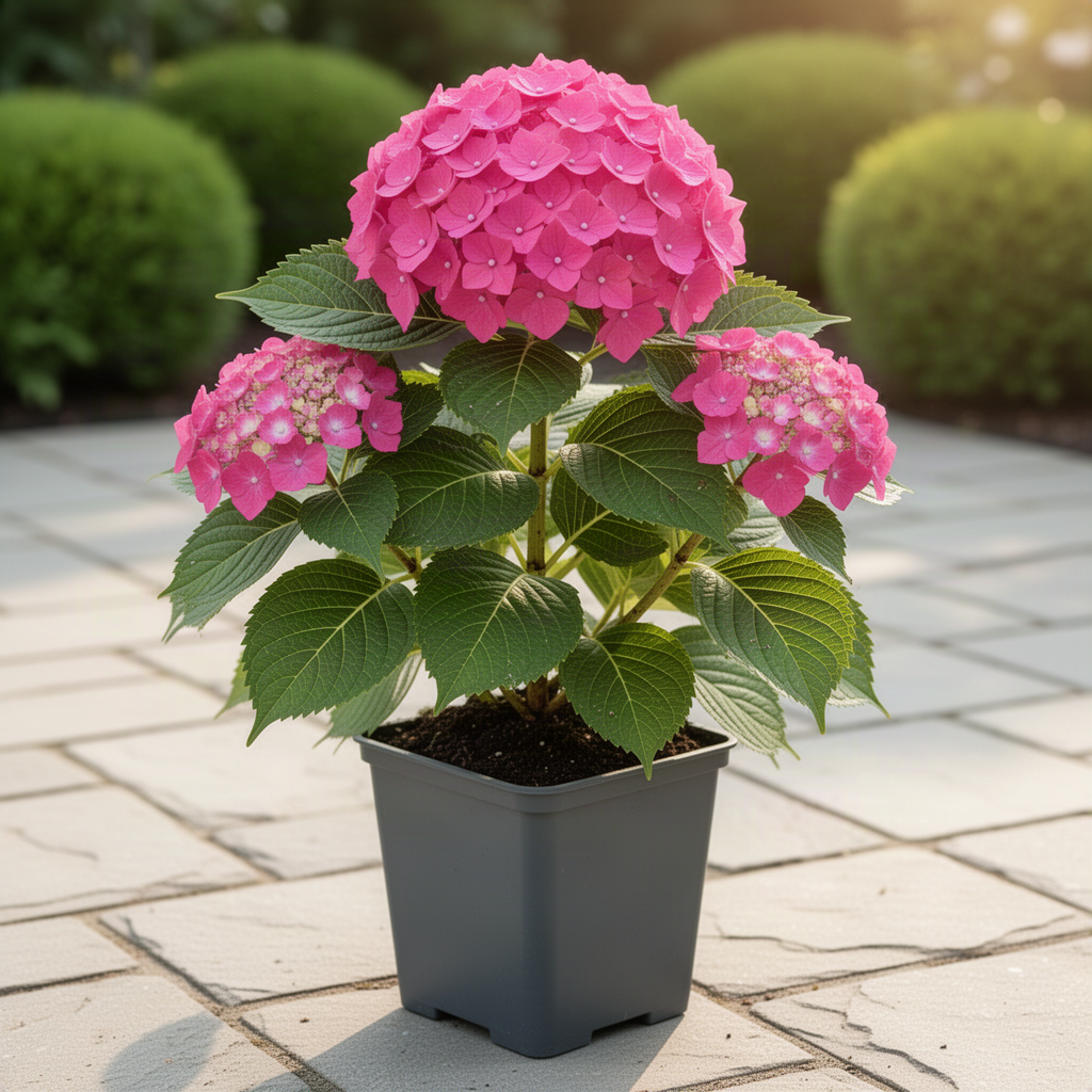 Live Blue Hydrangea Shrub, 5-10 Inch Flowering Plant For Outdoor Gardens