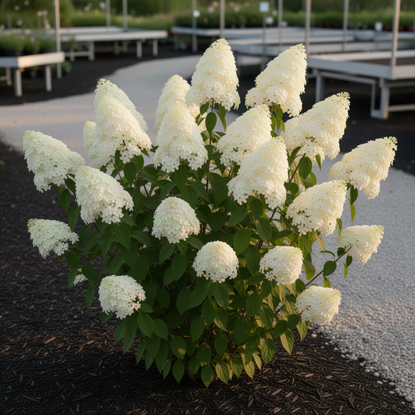 Live Silver Dollar White Hydrangea Plant, Perennial Shrub, 5-9 Inches Tall