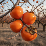 Live American Persimmon Tree, 1 Potted Seedling, 6-12 Inch Plant, Zones 4-9