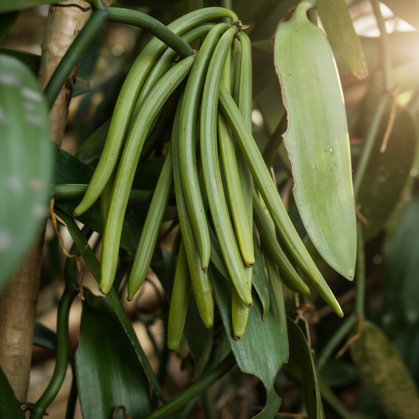 Live Green Vanilla Orchid Bean Plant, 3-7 Inches Tall, Supplied Without Pot