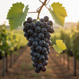 2 Black Muscadine Grape Live Vines, 5-8 Inch Tall Fruit Plants For Growing