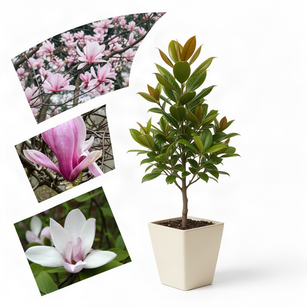 2 Jane Live Flowering Trees, 6-12 Inches Tall, In 2.5-Inch Garden Pots