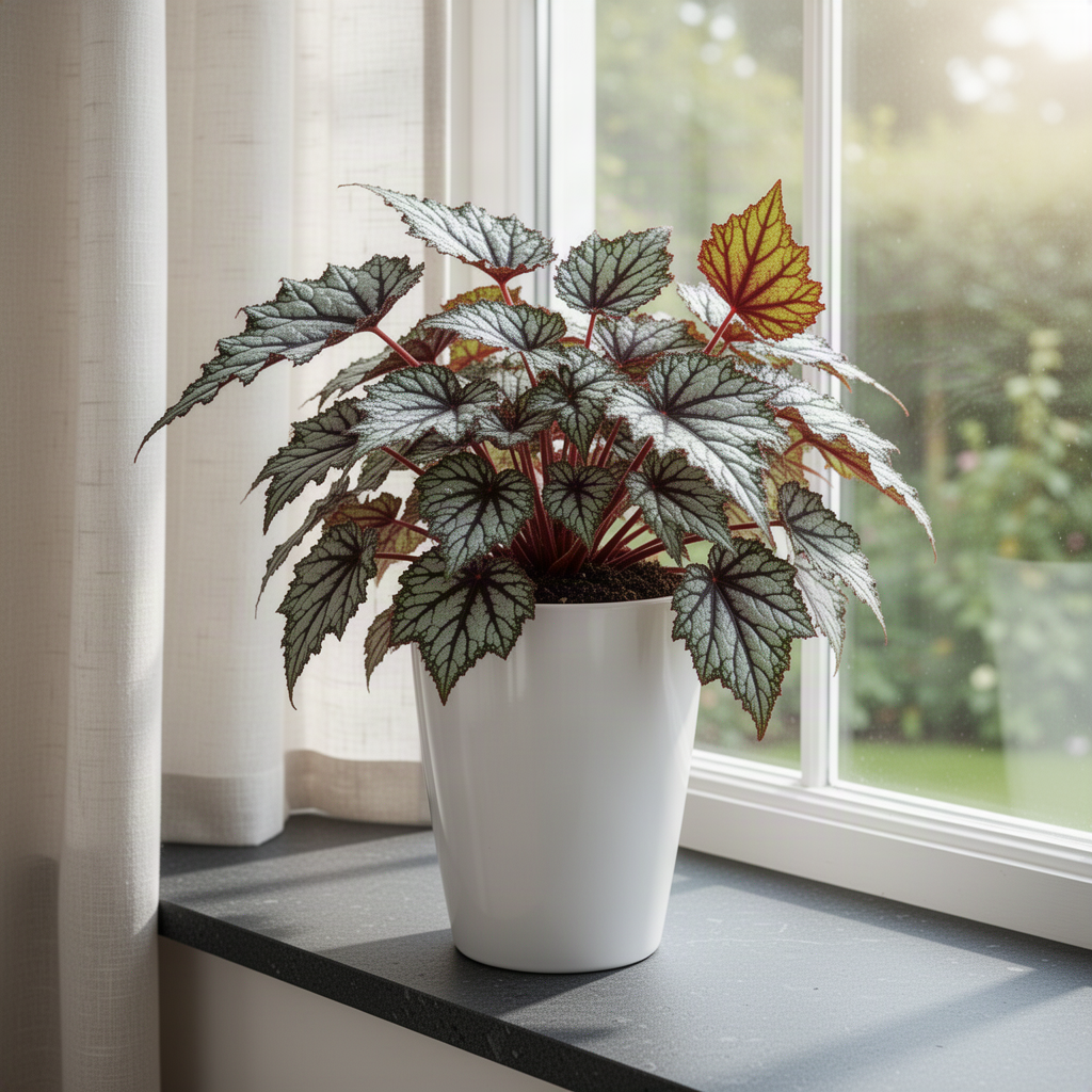 3 Live Begonia Maculata Plants, Angel Wing Polka Dot, 5-9 Inch Tall, Indoor