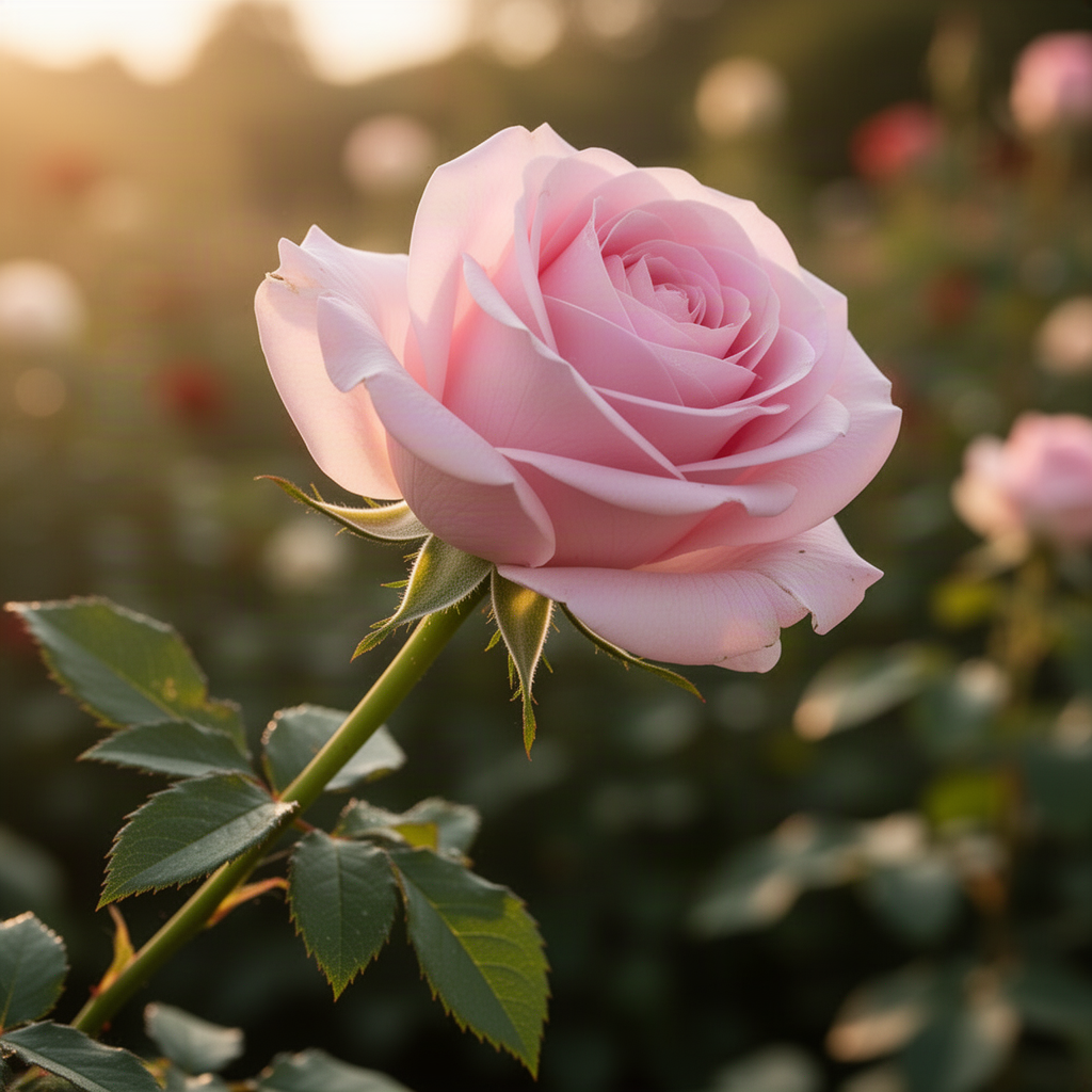 Live Pink Salmon Rose Plant, Fragrant Flowers, Bare Root, 5-9 Inches Tall