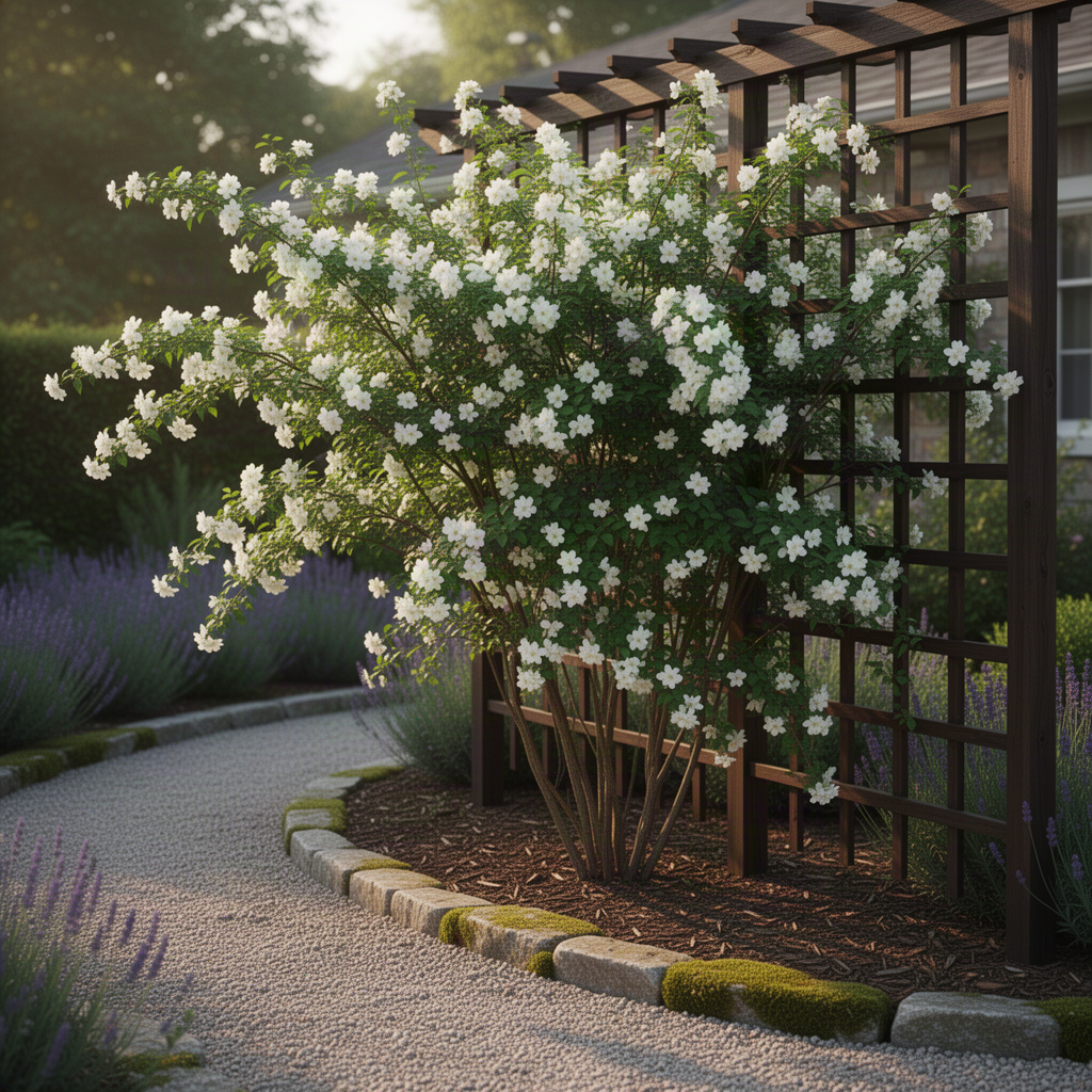 Live Mock Orange Tree, White Flowering Fragrant Philadelphus Shrub Plant