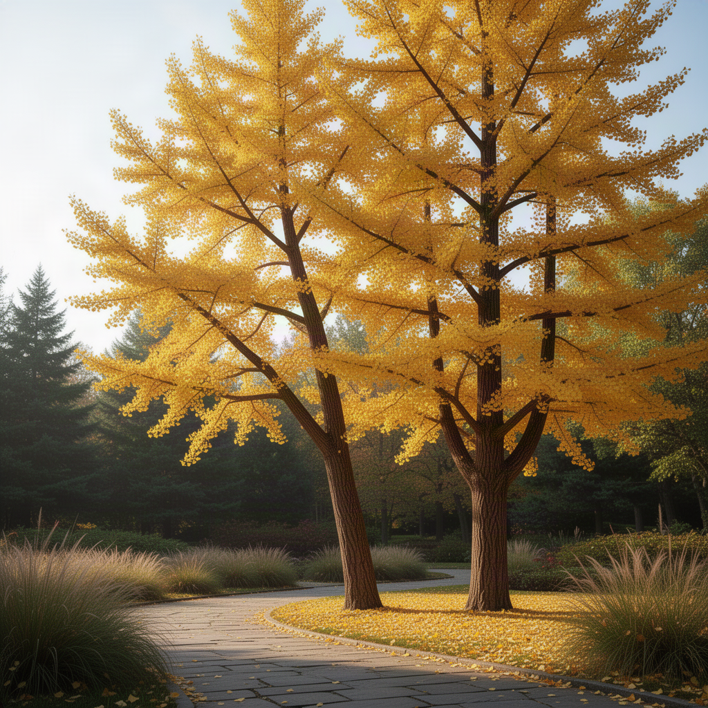 Live Ginkgo Tree, 6-12 Inch Hardy Plant For Ornamental Garden Landscapes