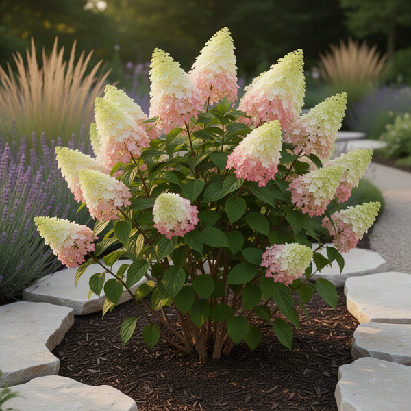 Live Silver Dollar Hydrangea Bush, Flowering Shrub Plant, 6-12 Inches Tall