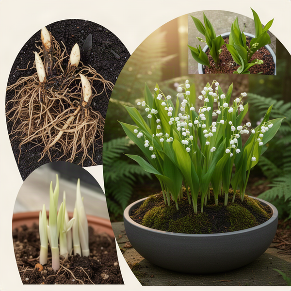 10 Lily Of The Valley Bulbs, White Fragrant Flowers For Spring Planting