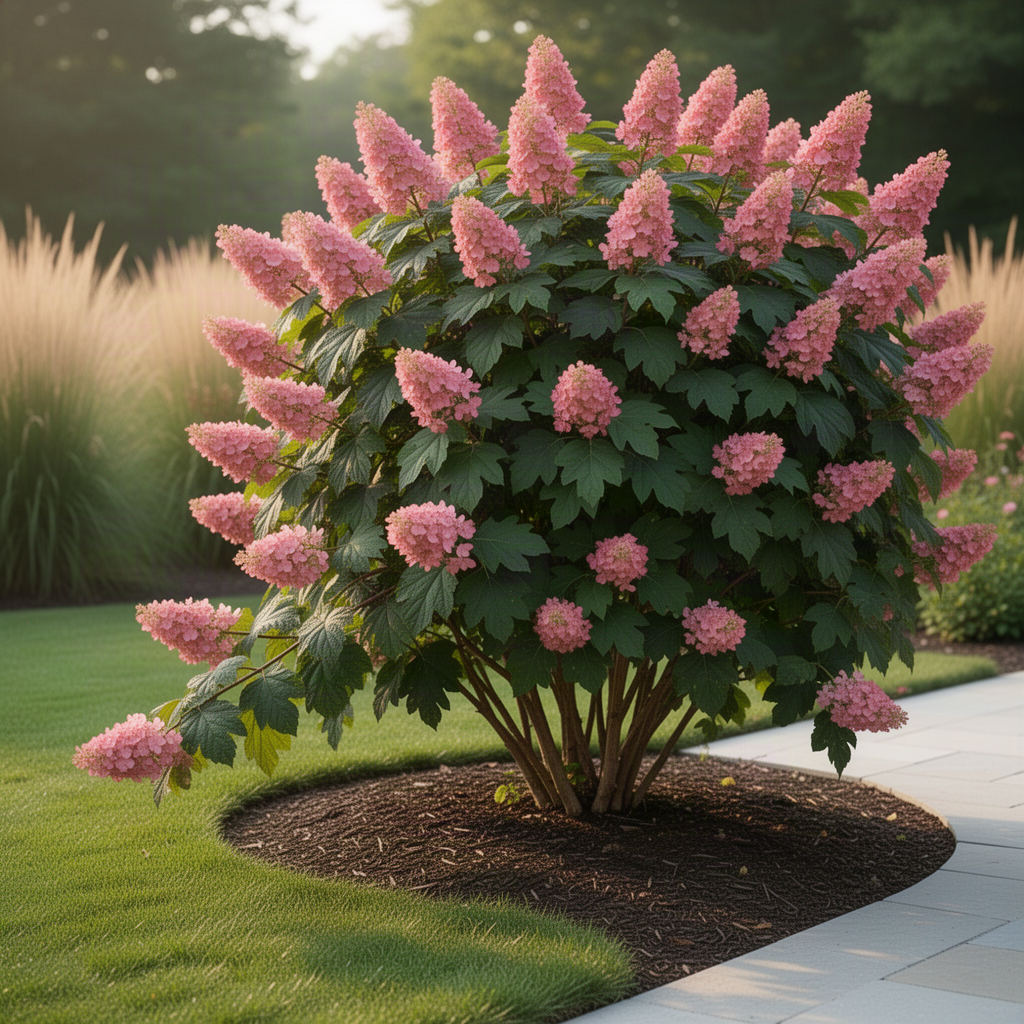 Live Ruby Slipper Hydrangea, 5-11 Inch Starter Shrub With Seasonal Blooms
