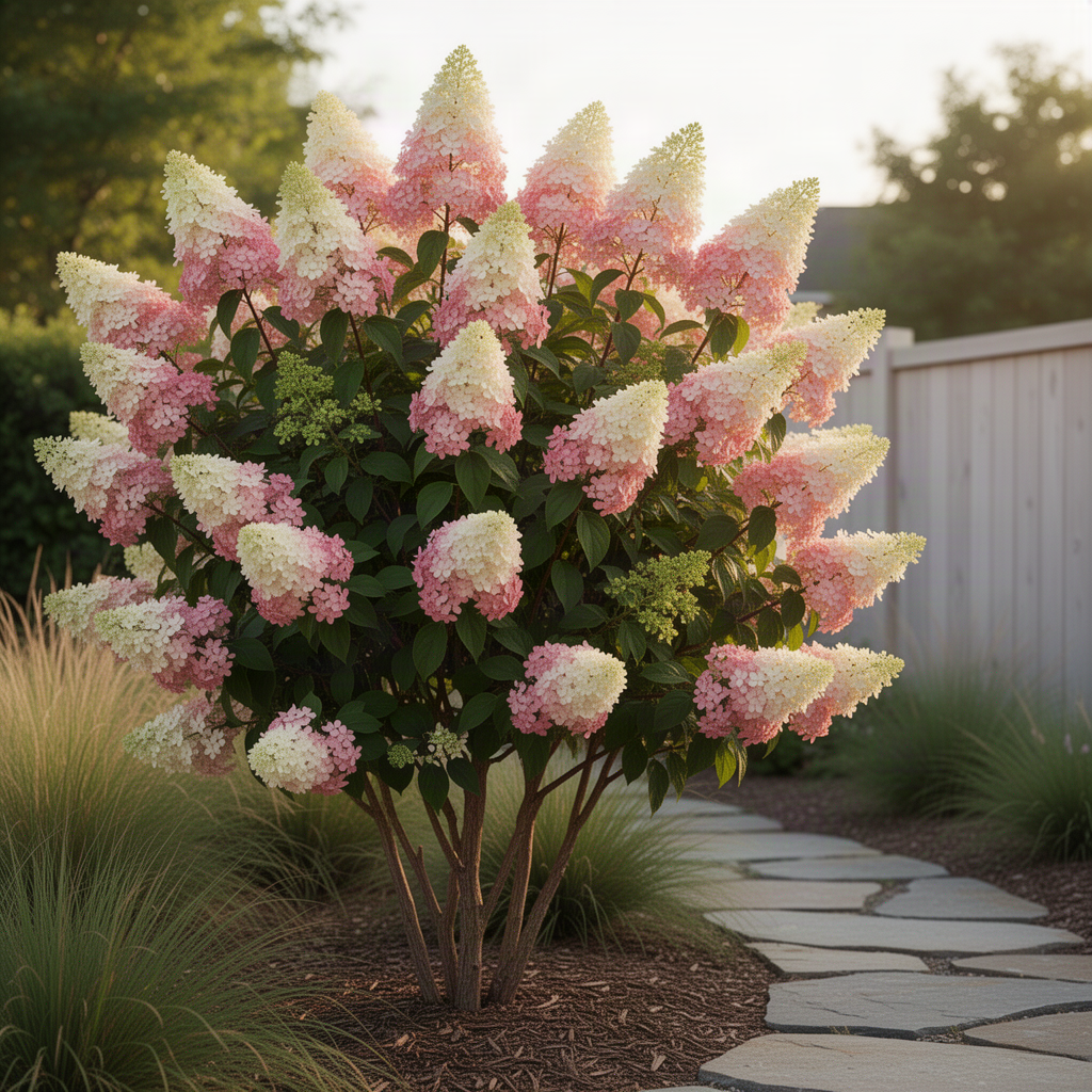 Live Pink Hydrangea Shrub, 5-10 Inch Plant For Outdoor Patio Flower Planter
