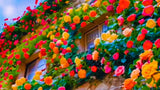 Live Climbing Rose Plant, Flowering Vine For Trellises, Fences And Arches