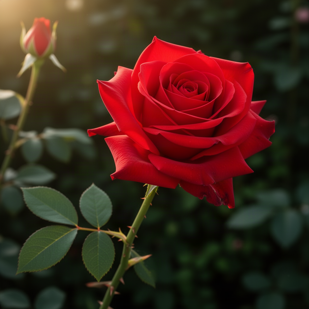 Fragrant Red Live Rose Plant, Bare Root Hardy Flower, 5 To 9 Inches Tall