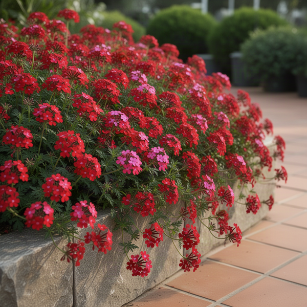 2 Red Live Creeping Phlox, Perennial Ground Cover Plants, 4-8 Inches Tall