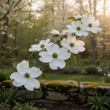 Live White Dogwood Flowering Tree, Well-Rooted Plant In 2.5-Inch Container