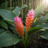 2 Live Curcuma Turmeric Ginger Plants, Hardy, 4-6 Inches Tall For Planting