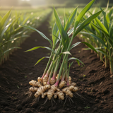 4 Live Ginger Starter Plants, 4-6 Inches Tall, For Indoor Or Outdoor Use