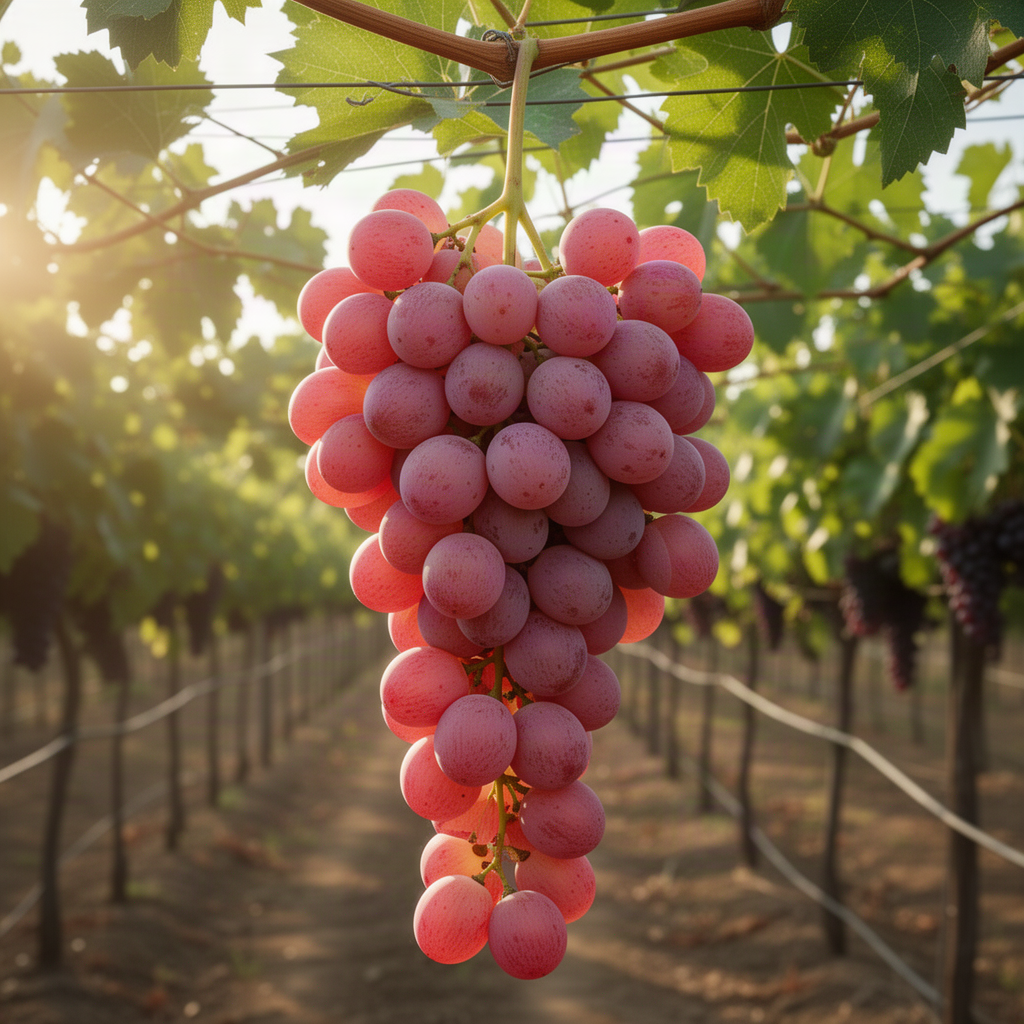 2 Live Red Muscadine Grape Vines, 5-8 Inch Plants For Outdoor Planting