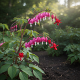 3 Red Purple Live Bleeding Heart Vine Plants, Flowering, 5-10 Inches Tall